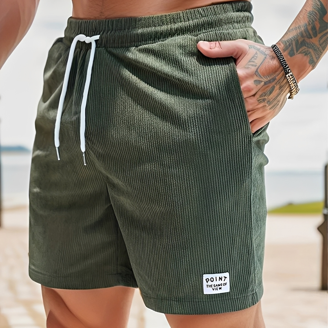 Devonto - Bañadores de verano con rayas cómodas para hombres