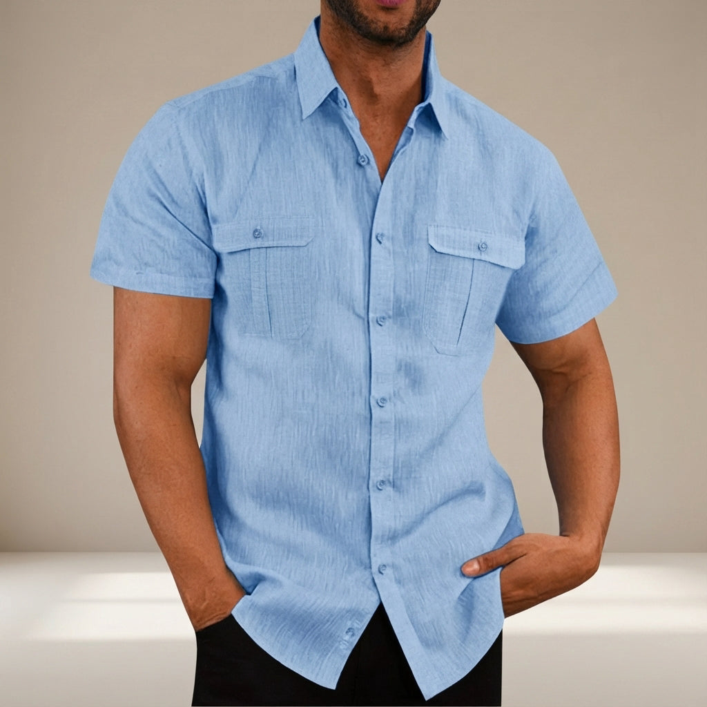 Lewys - Polo Casual con Botones