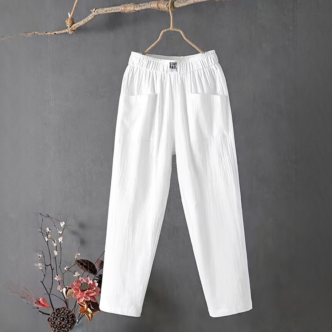 Sienna - Pantalones Casuales de Corte Amplio