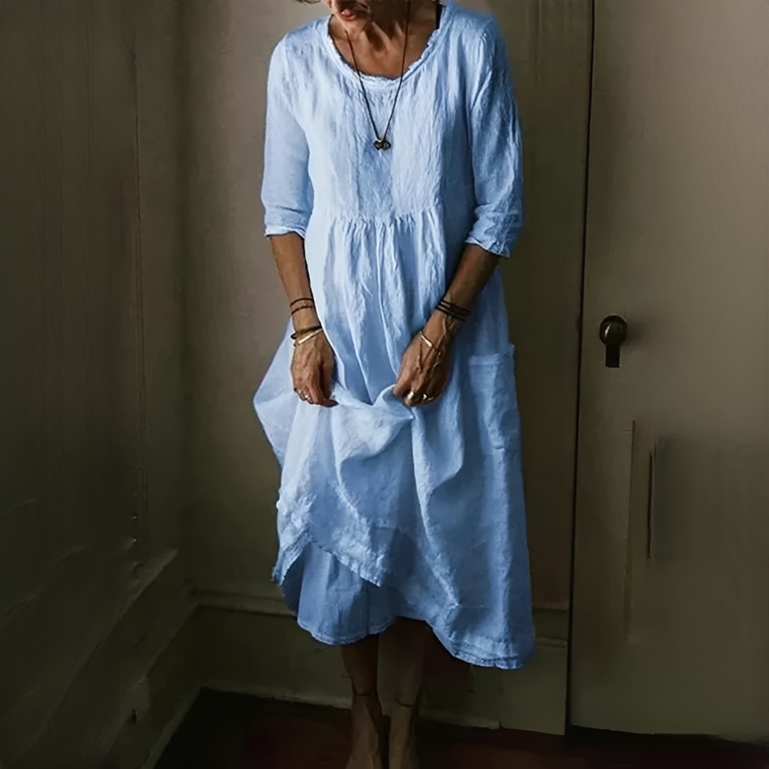 Aimee - Vestido Plisado Confortable