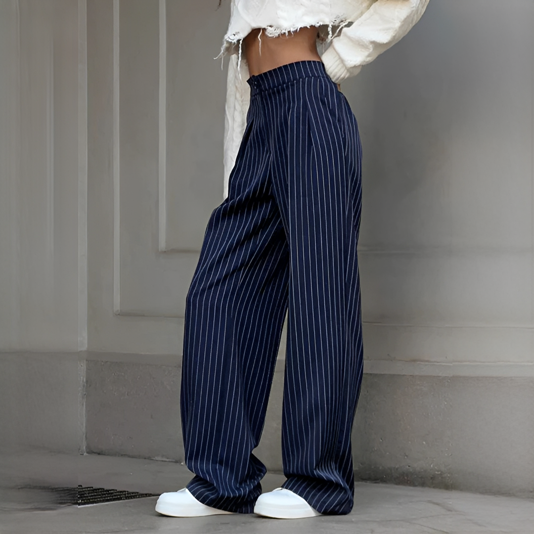 Pelaine - Pantalones amplios casuales
