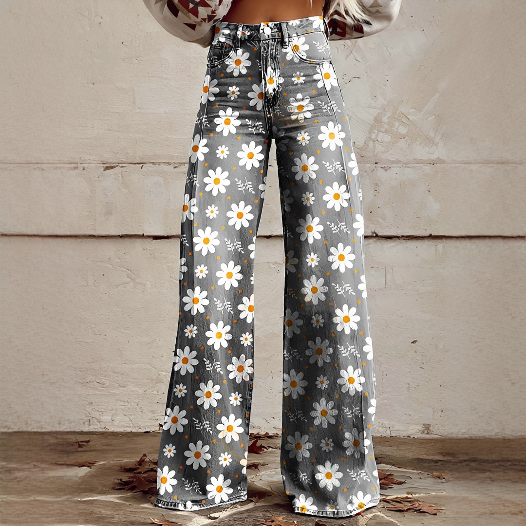 Shannon - Pantalones Anchos y Sofisticados