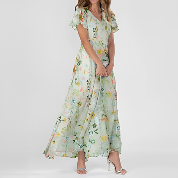 Lirio - Vestido maxi floral elegante