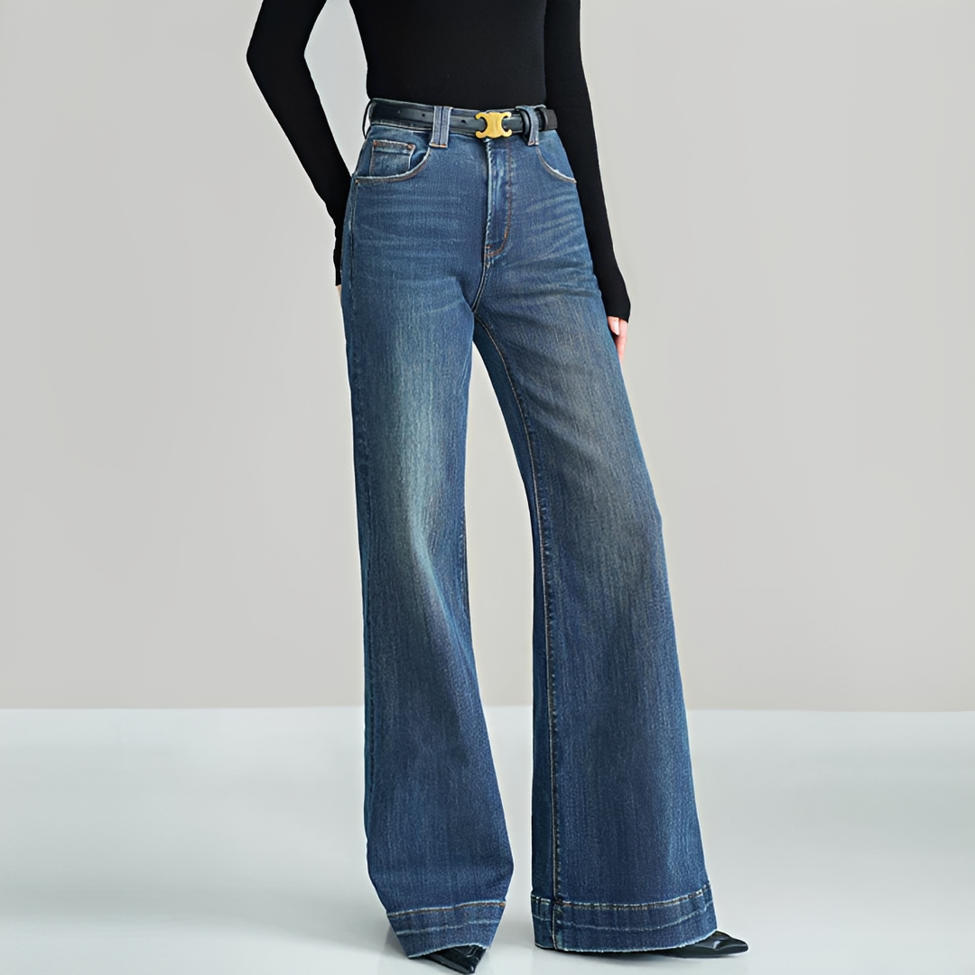 Tamia - Jeans Elegantes de Cintura Media
