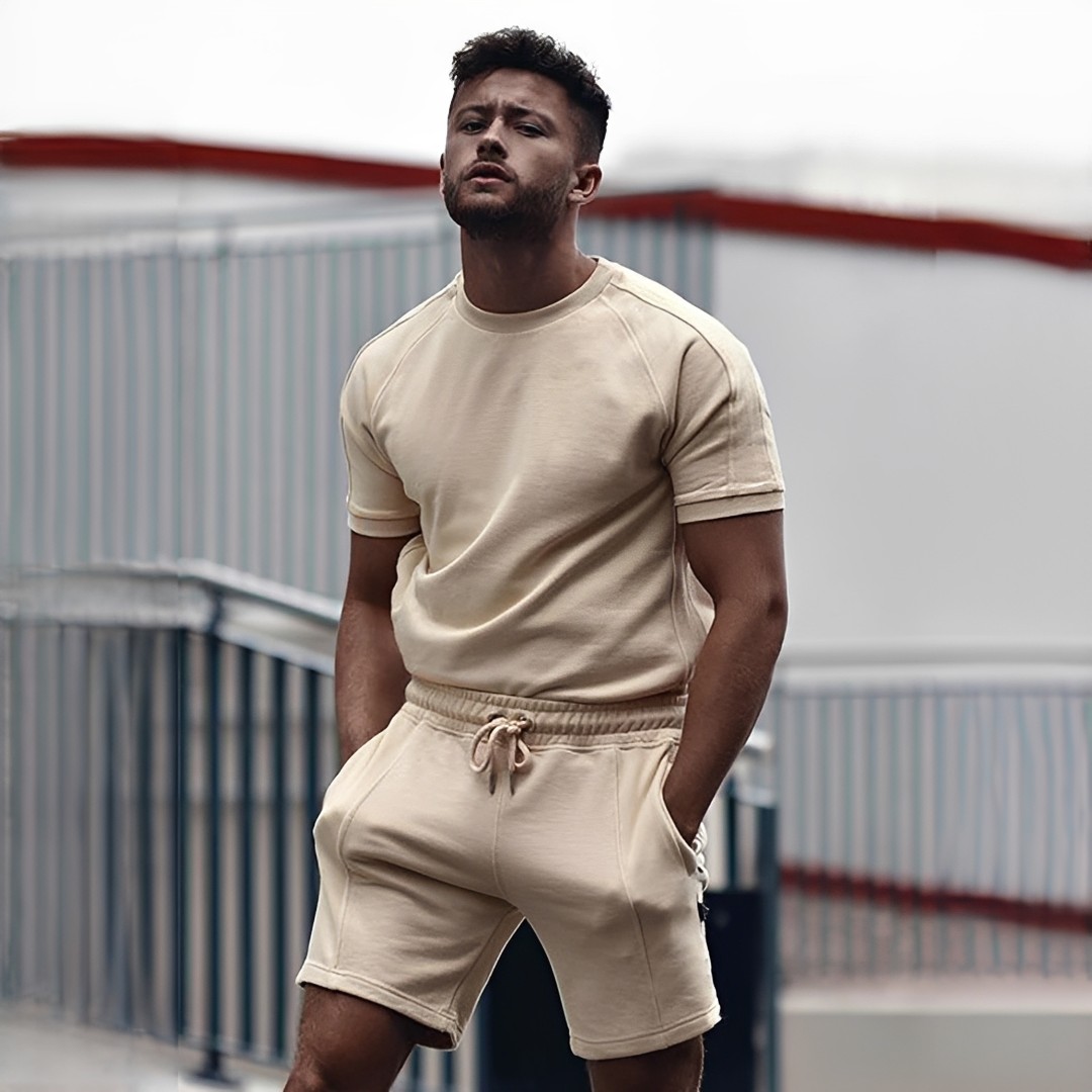 Drake - Set de camiseta y short para hombre - para días cálidos