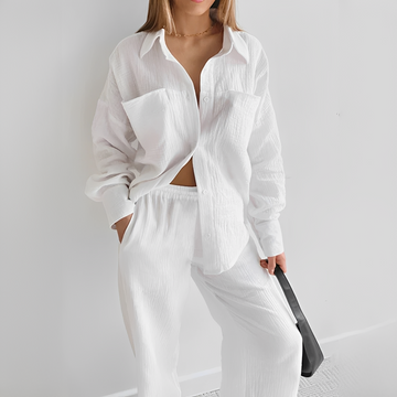 Lucille - Set Informal de Dos Piezas con Pantalones
