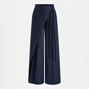 Leilani - Pantalones anchos asimétricos