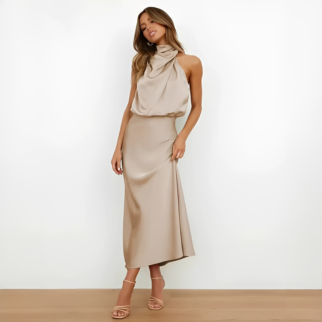 Malaika - Vestido midi elegante
