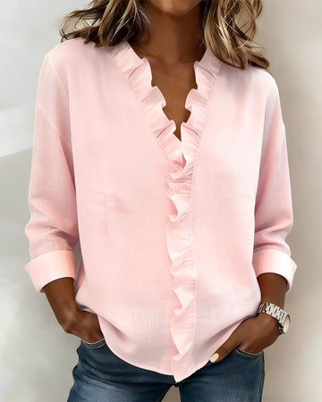 Marjorie - Camisa Elegante de Manga Larga
