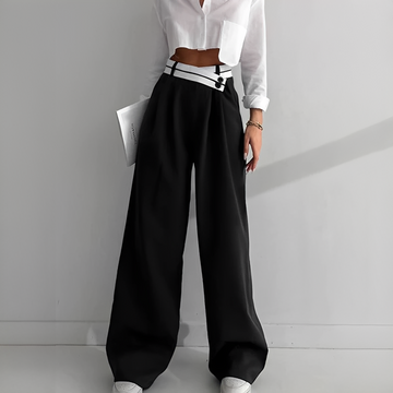 Aurilla - Elegantes pantalones de pierna ancha