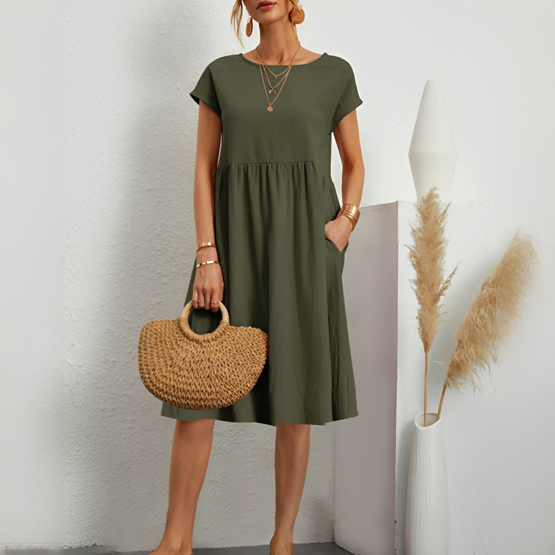 Evalyn - Vestido Midi Sofisticado