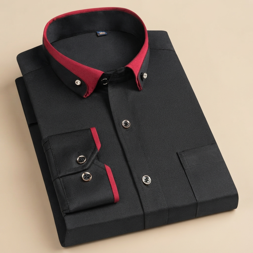Giovanni - Polo de Manga Larga Flexible