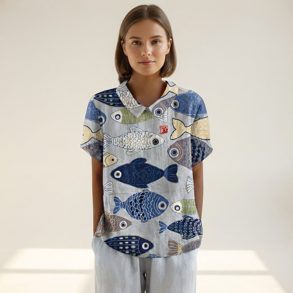 Salmah - Blusa Sofisticada y Ligera