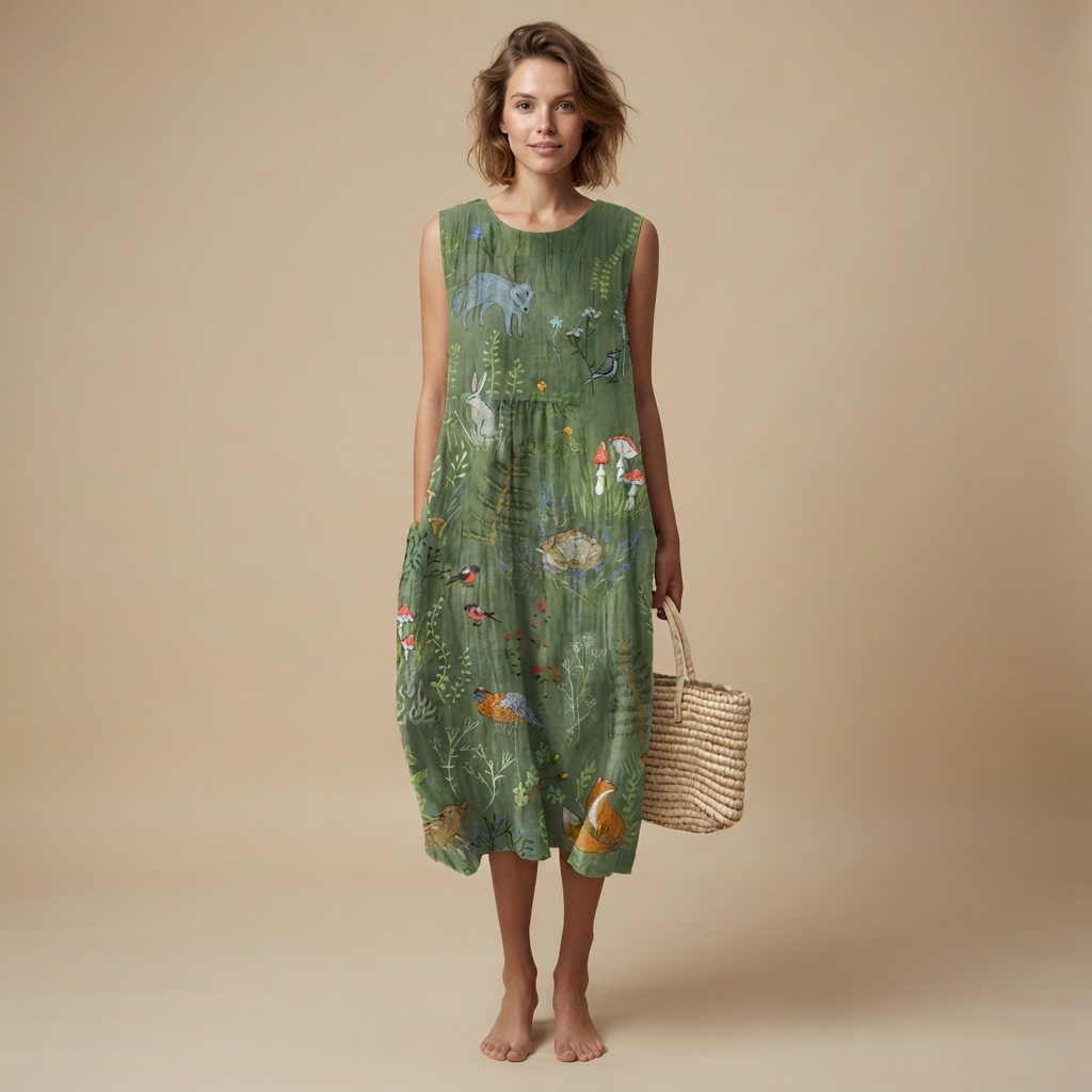 Elisa - Vestido Estilo Sin Mangas