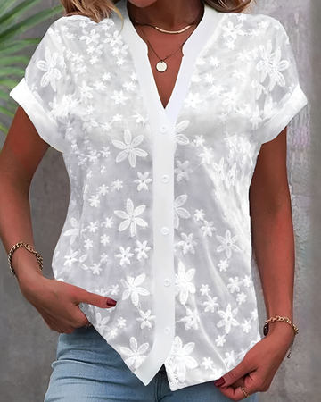 Delaney - Blusa Sofisticada con Botones