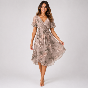 Elsinya - Vestido Midi Elegante y Suelto