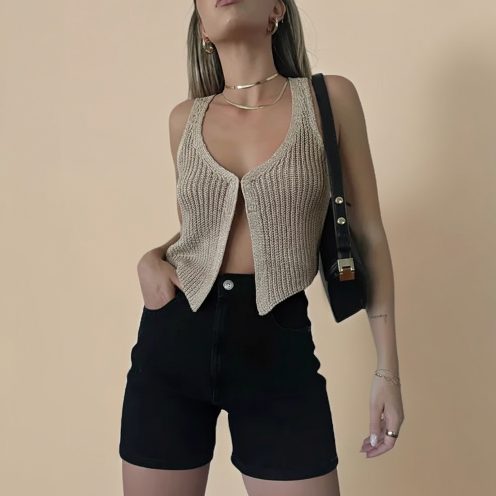 Evangeline - Chaleco Clásico y Chic