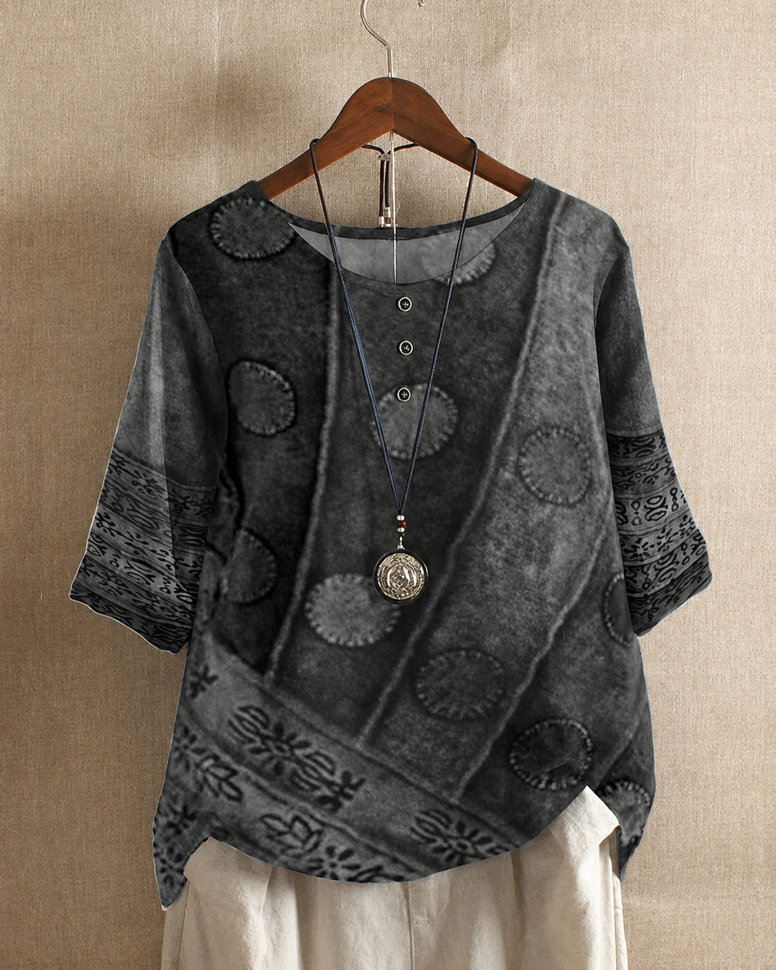 Ferlisha - Blusa Moderna y Holgada