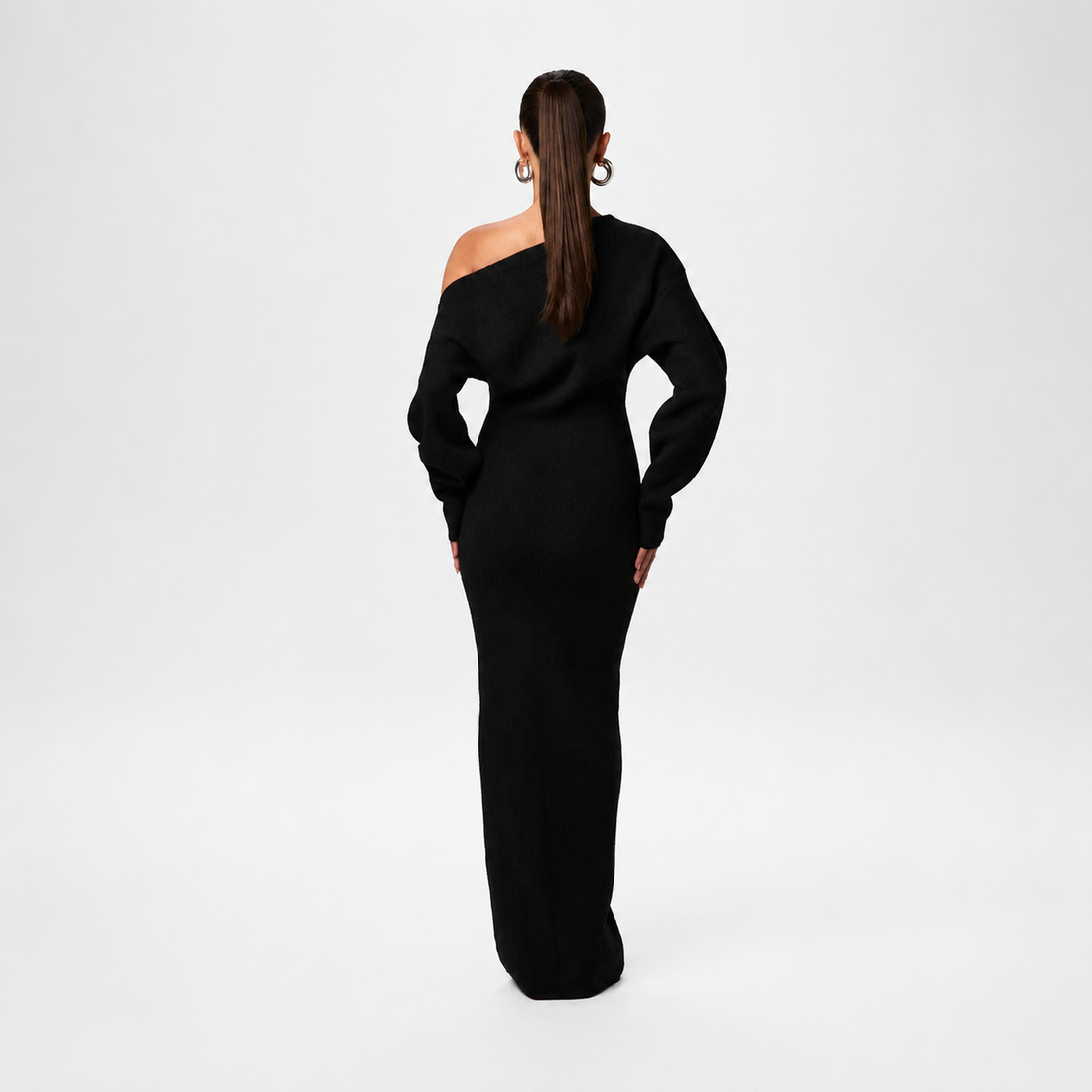 Tahlia - Vestido Maxi de Un Solo Hombro Elegante