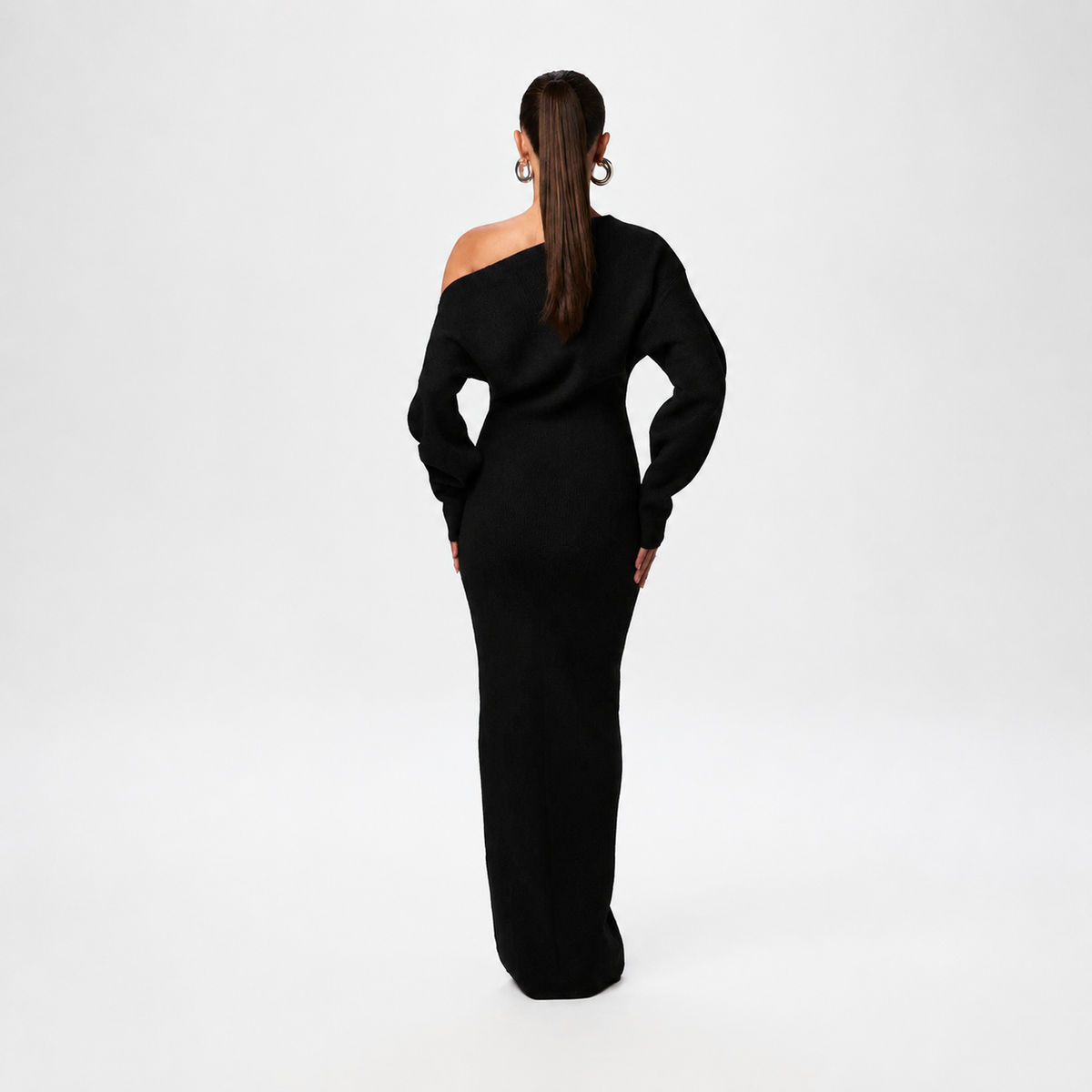 Tahlia - Vestido Maxi de Un Solo Hombro Elegante