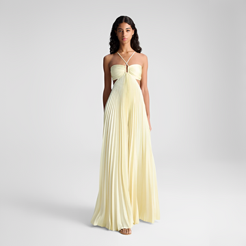 Sienna - Vestido Maxi Elegante con Pliegues