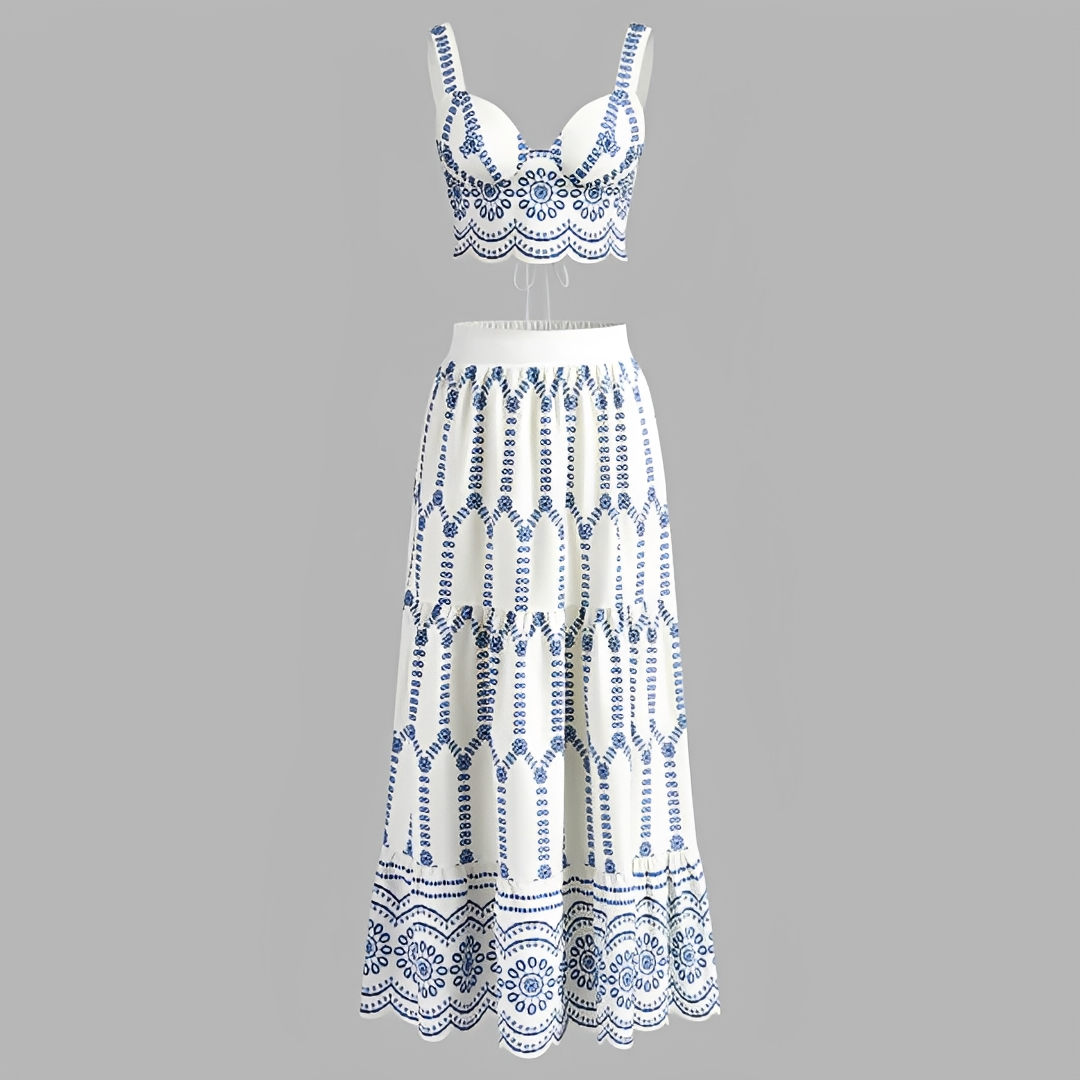 Melisa - Conjunto elegante de dos piezas
