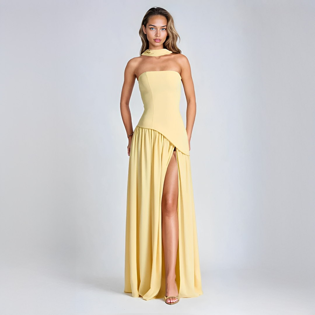 Zadie - Vestido Sofisticado sin Tirantes