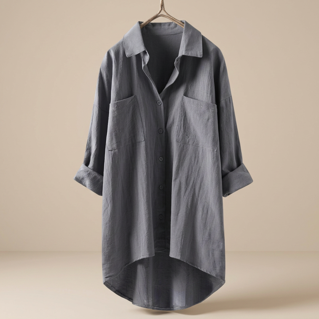 Jacient - Camisa de Botones de Corte Suelto