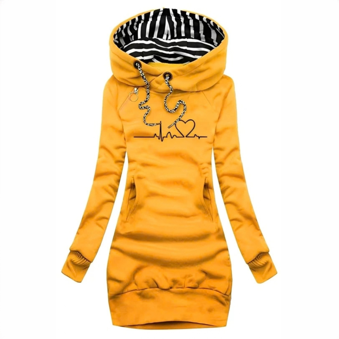 Jaidyn - Vestido con capucha con estilo