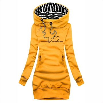 Jaidyn - Vestido con capucha con estilo