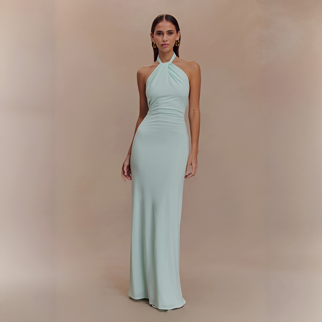 Mabel - Vestido Largo Elegante sin Espalda