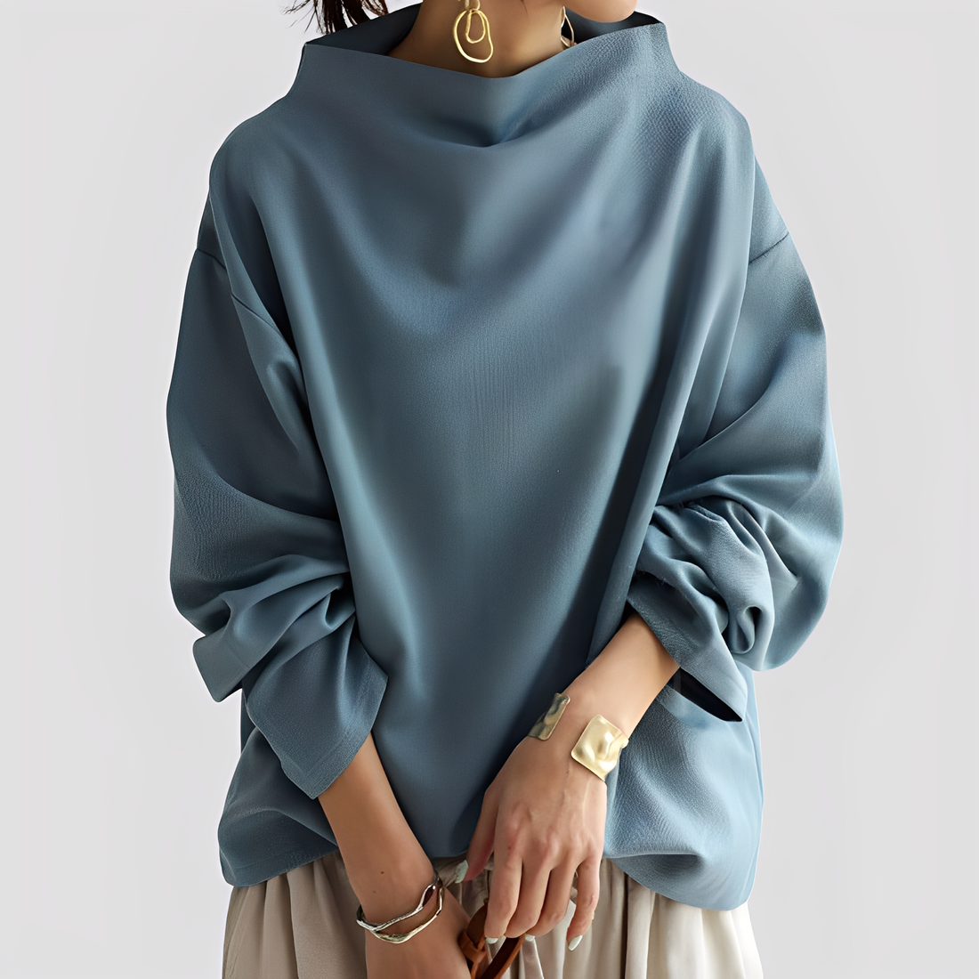 Twyla - Jersey de corte suelto