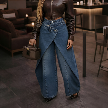 Cheska - Pantalones Cruzados Estilosos
