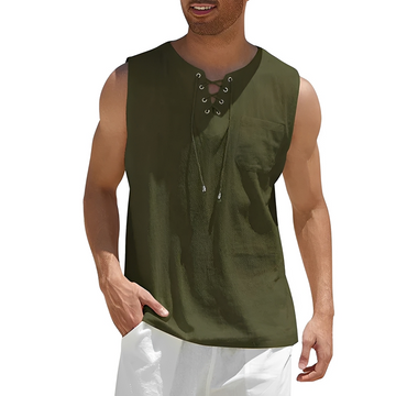 Junziem - Camisa de verano ligera y moderna para hombre