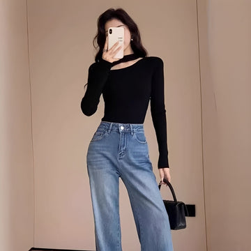 Kiarra - Top asimétrico elegante