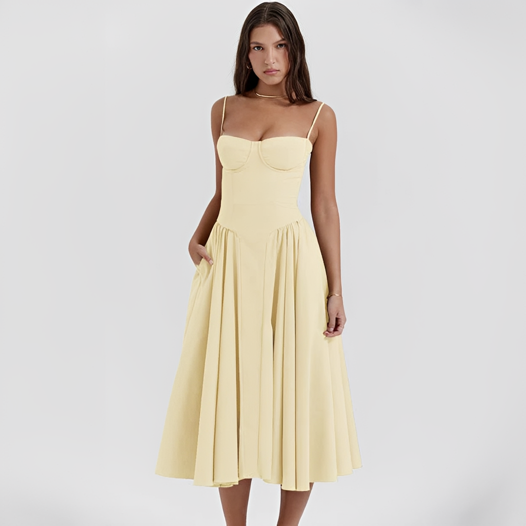 Michaela - Vestido Midi Sofisticado y Chic