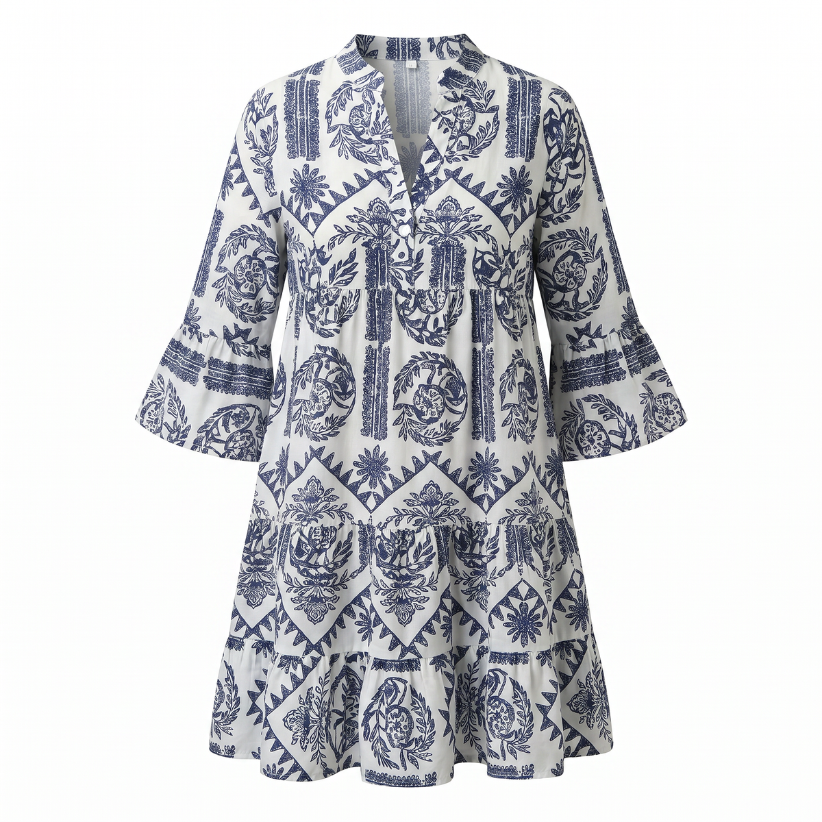 Krisella - Vestido Midi Bohemio Estiloso