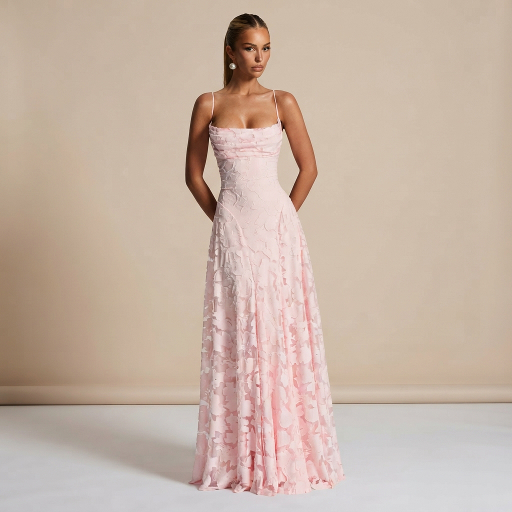 Helena - Maxi Vestido Sin Espalda Elegante