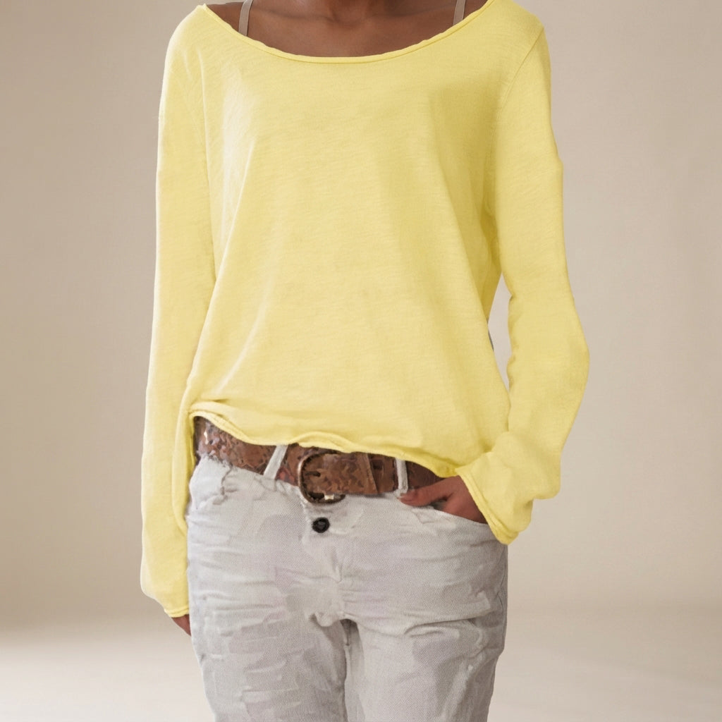 Zohreh - Camisa Informal de Corte Suelto