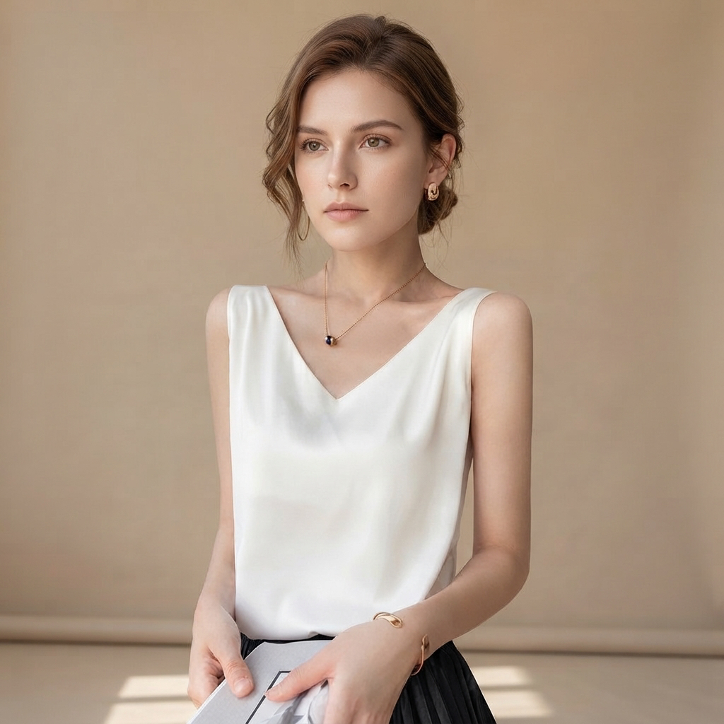 Trina - Blusa Elegante con Escote en V