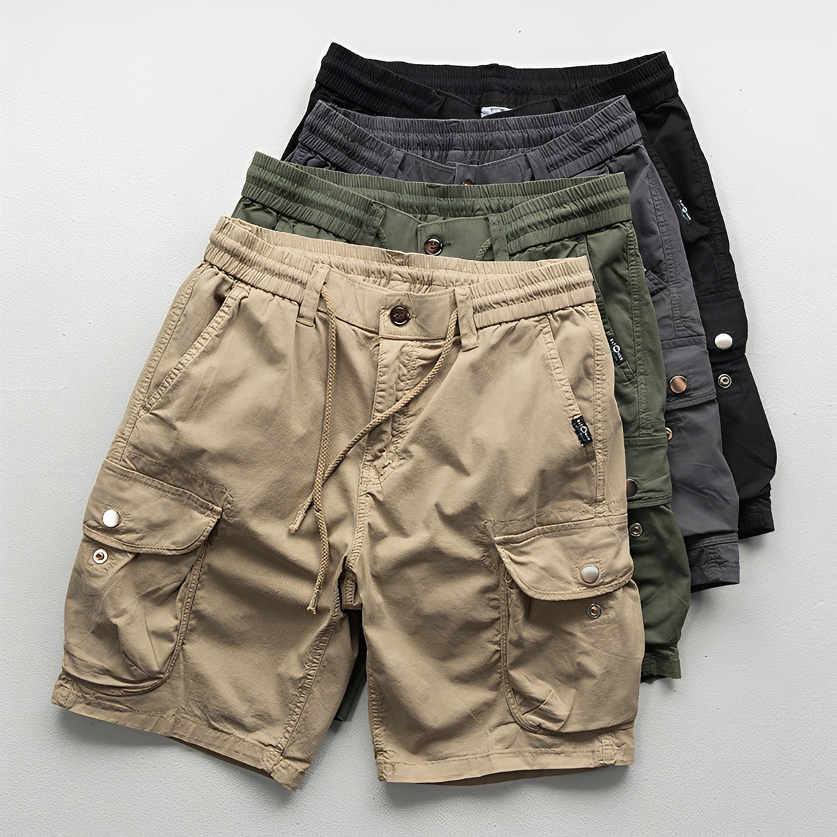 Liam - Pantalones Cortos Cargo Casuales