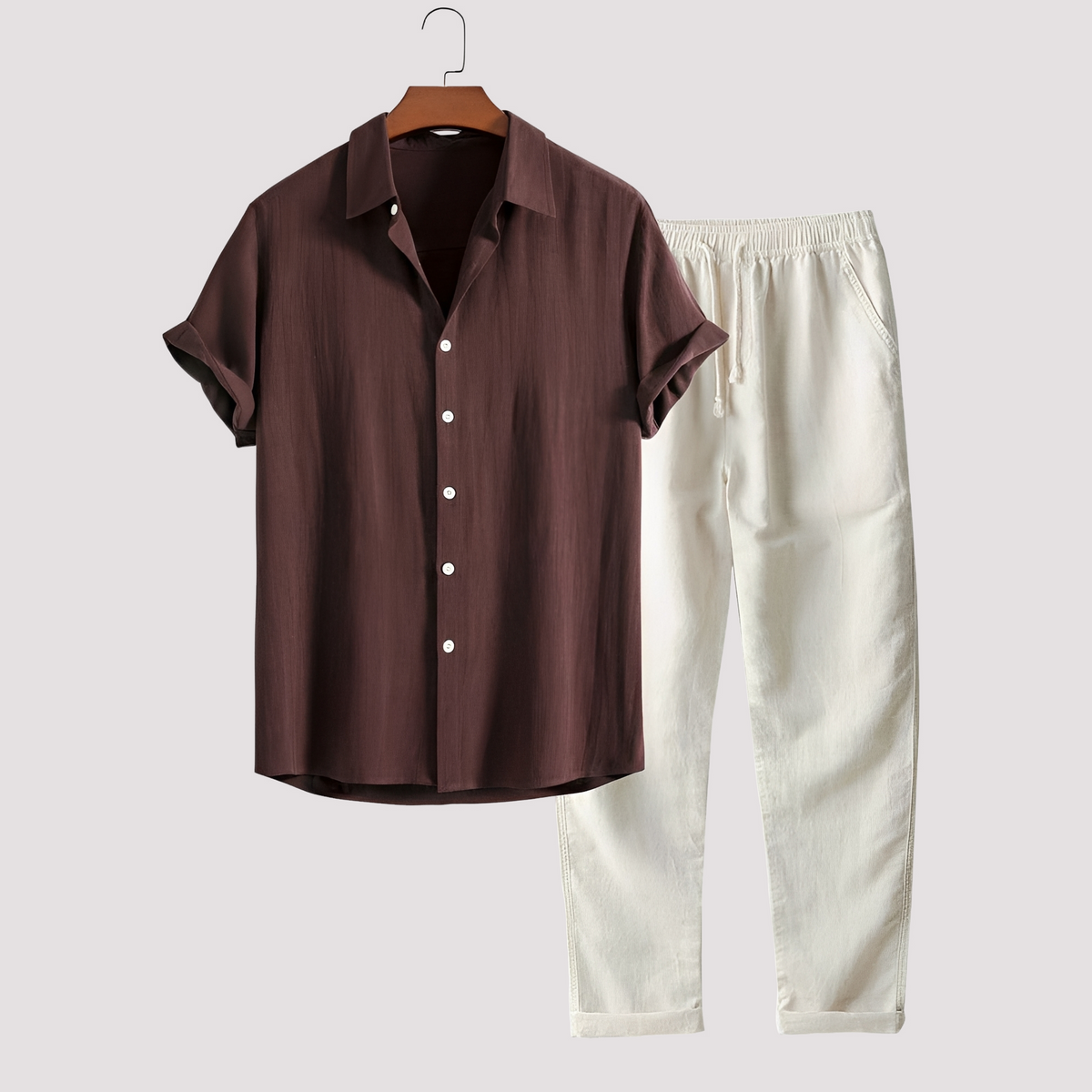 Oliver - Traje Suelto de Dos Piezas Cómodo