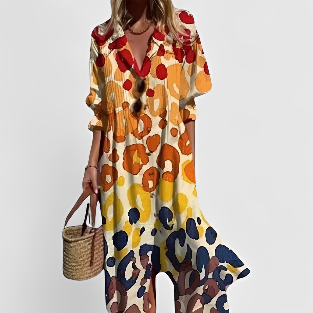 Millie - Vestido midi floral estiloso