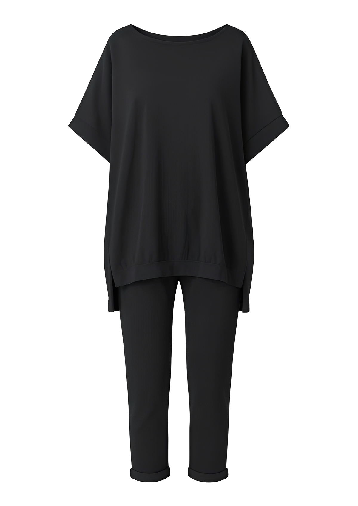 Samuella - Conjunto de Pantalones Informales de Corte Amplio