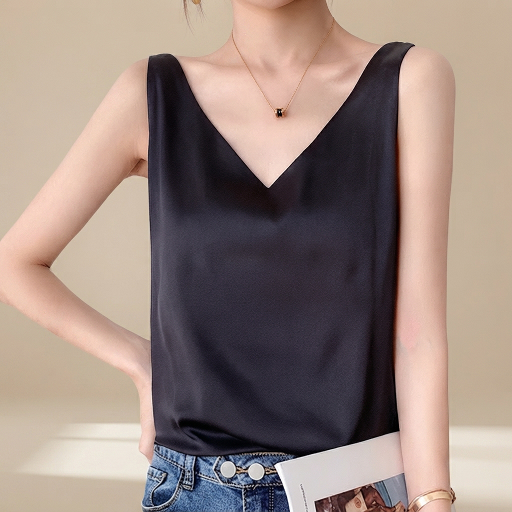 Trina - Blusa Elegante con Escote en V