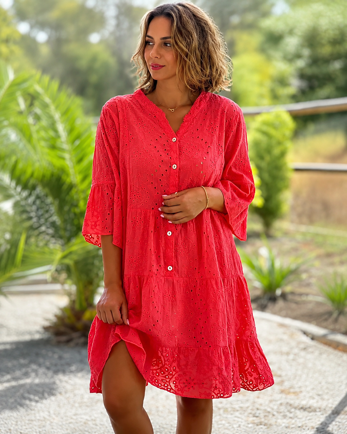 Melania - Blusa Elegante con Escote en V