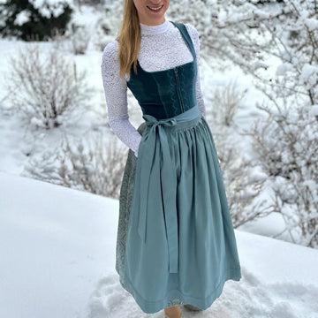 Muriel - Vestido dirndl tradicional sofisticado (Doublure non incluse)