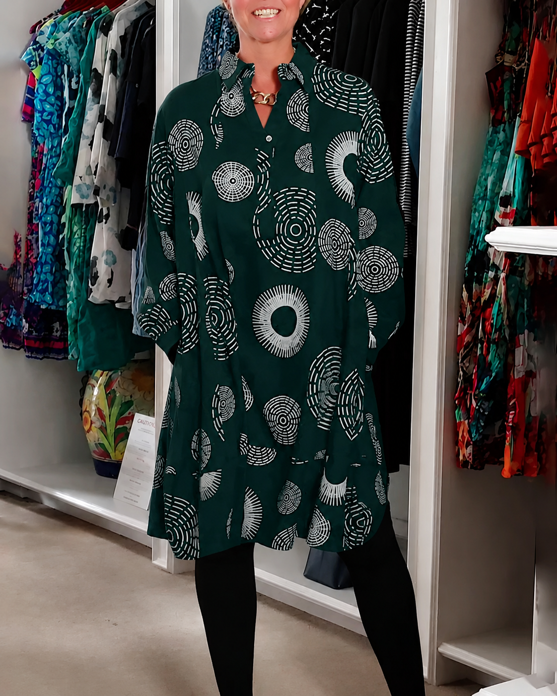 Sharonda - Vestido Elegante de Corte Relajado