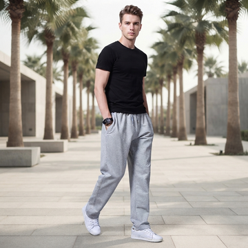 Aldrine - Pantalones Casuales de Corte Suelto