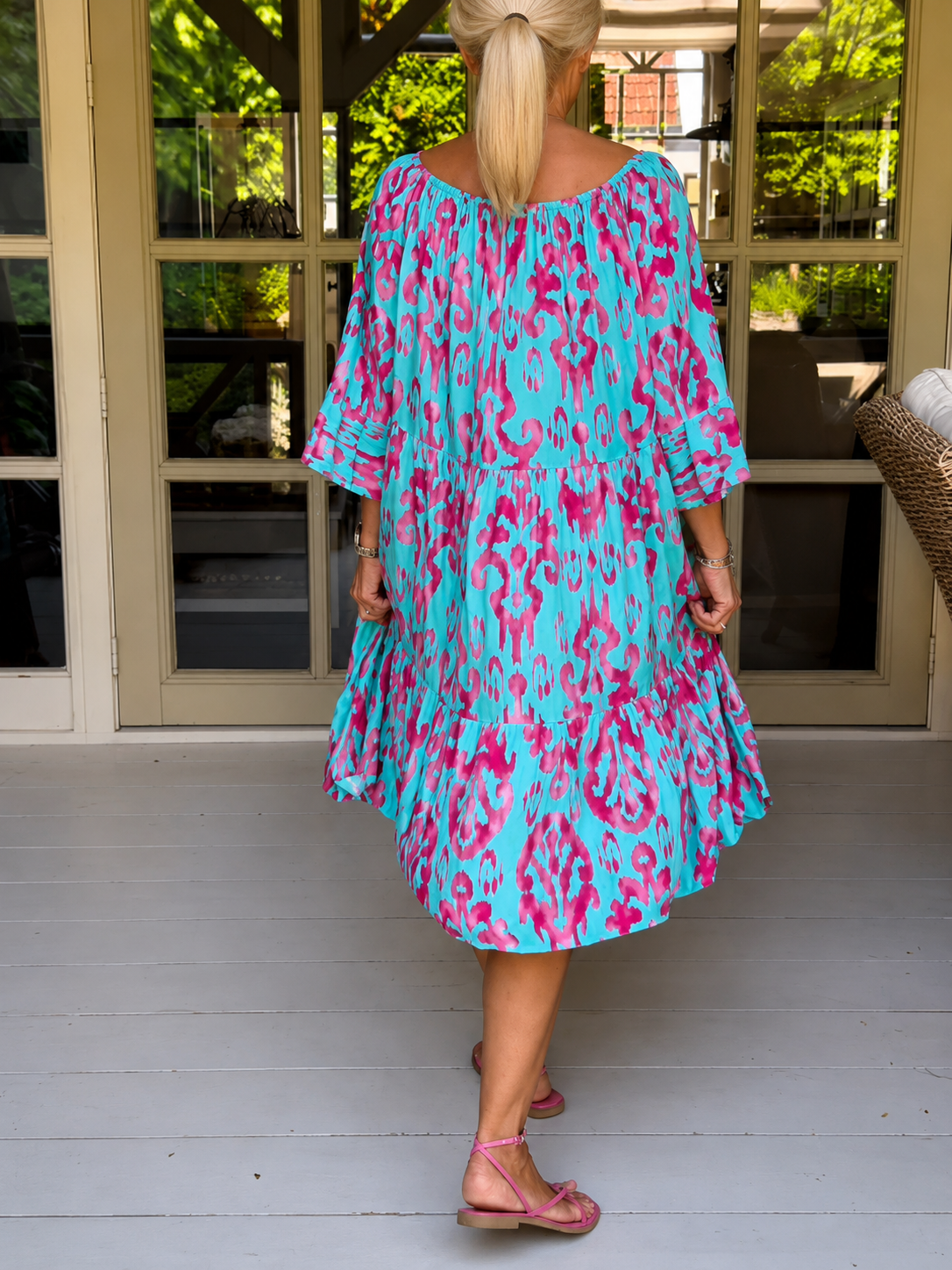 Vishay - Vestido Midi Casual y Holgado